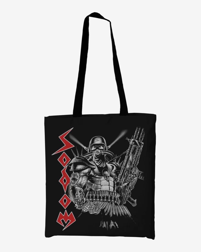 Totebag Negro de Sodom Warrior