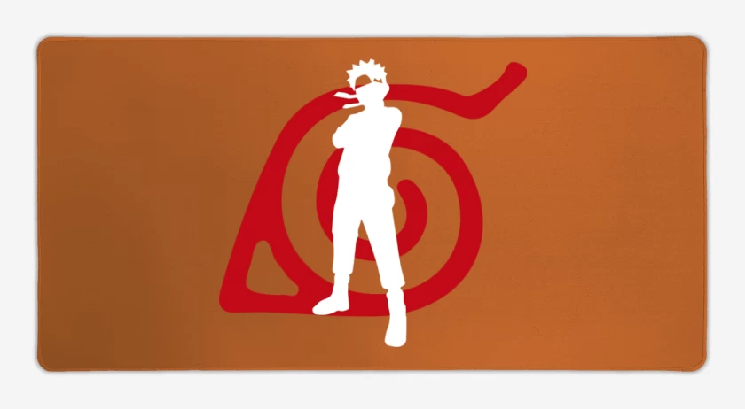 Mouse pad Gamer Naranjo de Naruto