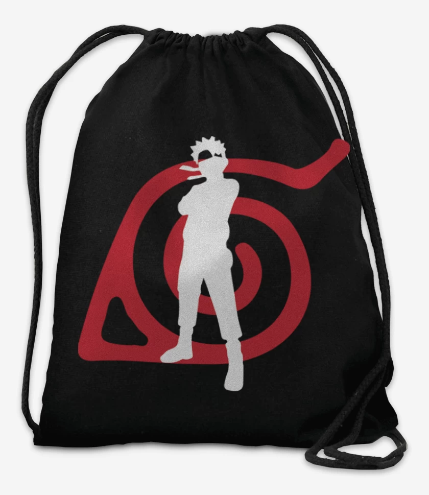 Mochila Negro de Naruto