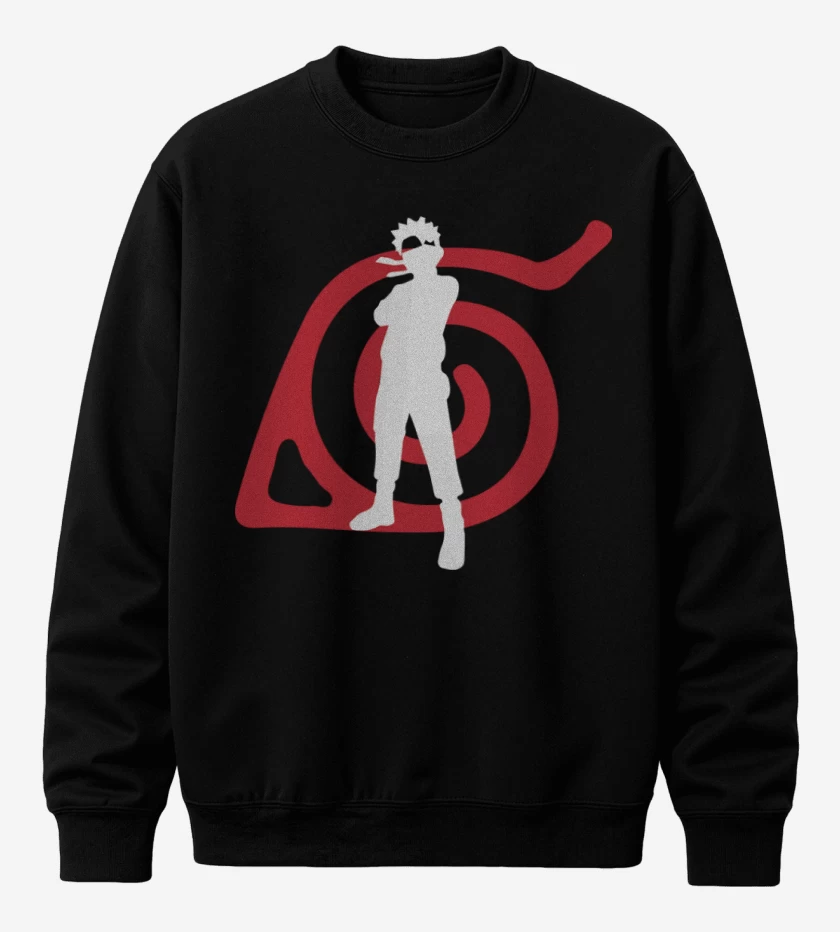 Poleron polo Negro de Naruto