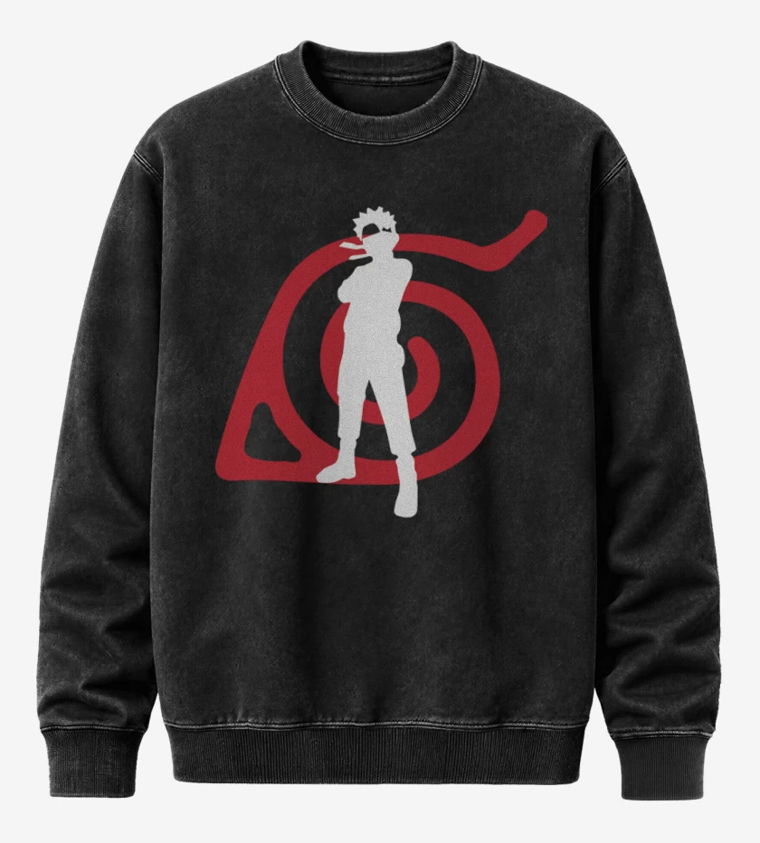 Poleron Polo Acid Wash Naruto