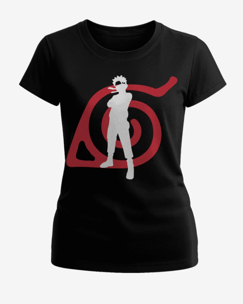 Polera de Mujer Negro de Naruto
