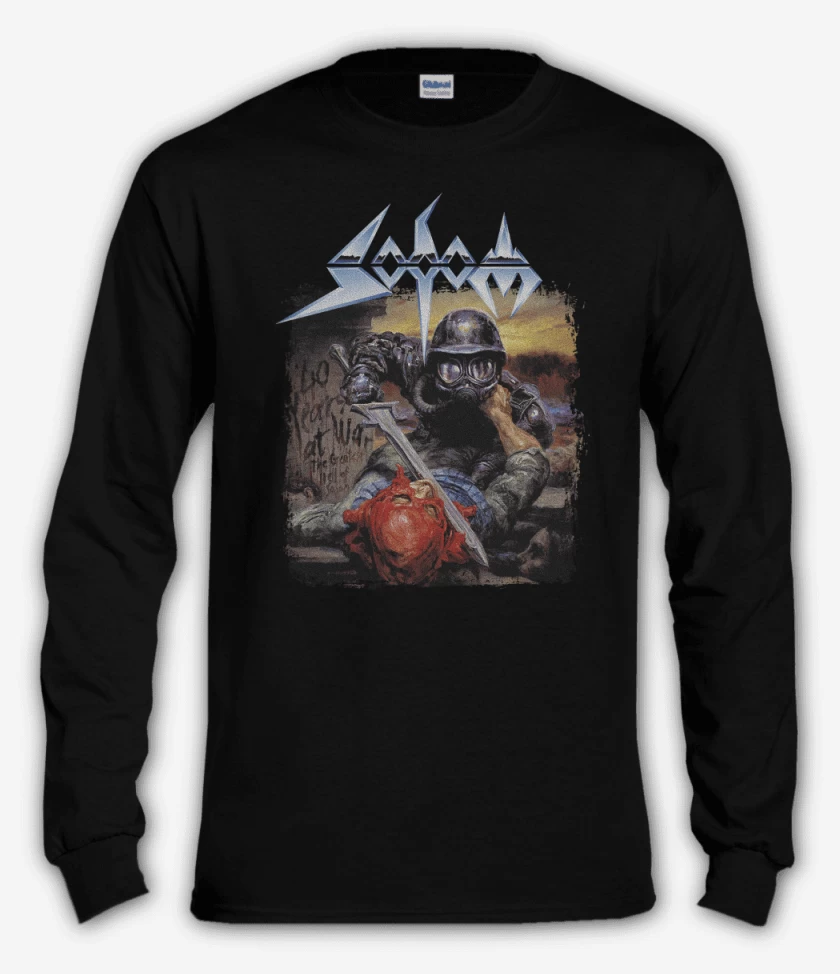 Polera manga larga Negro de Sodom The Greatest Hell