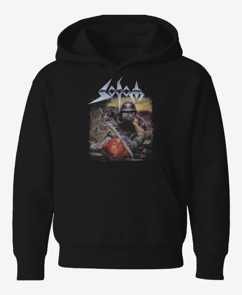 Poleron de niño Negro de Sodom The Greatest Hell