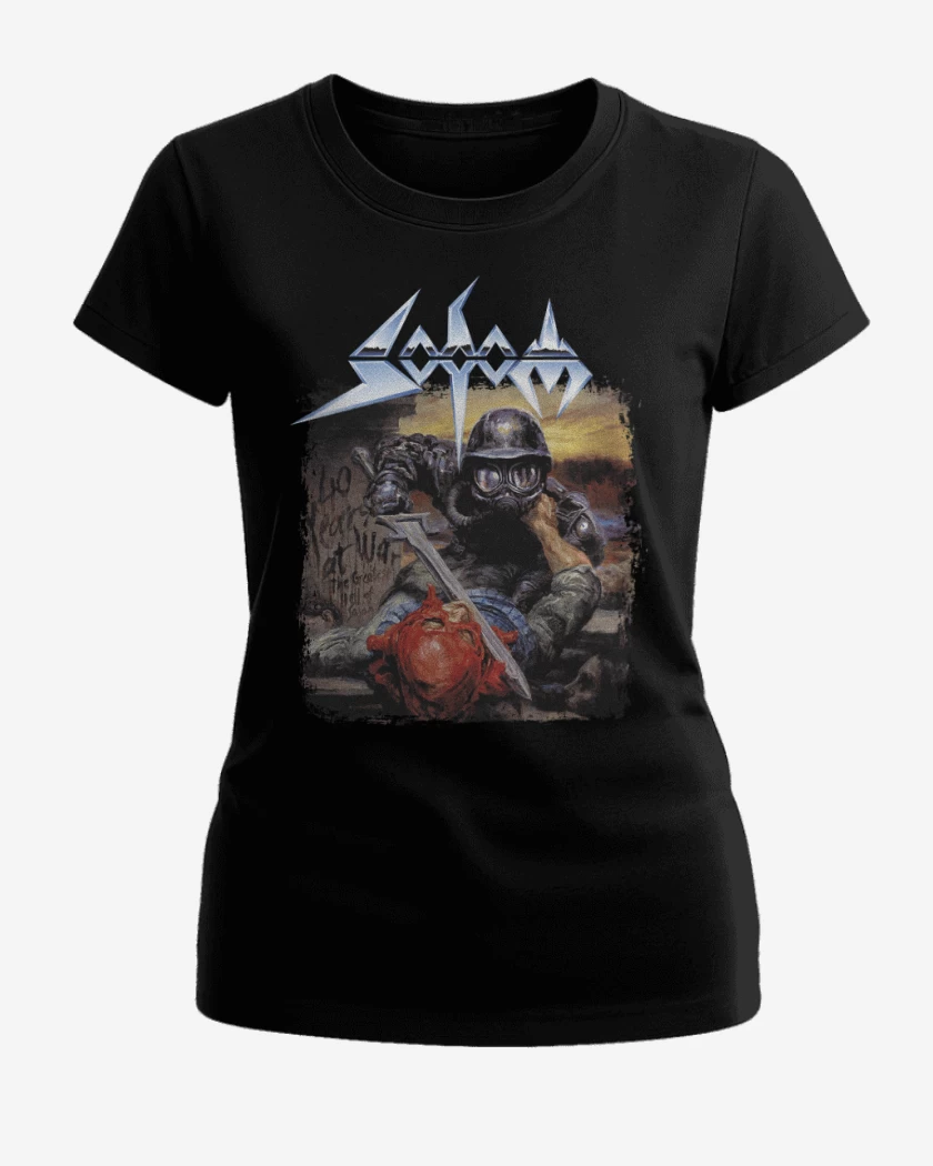 Polera de Mujer Negro de Sodom The Greatest Hell