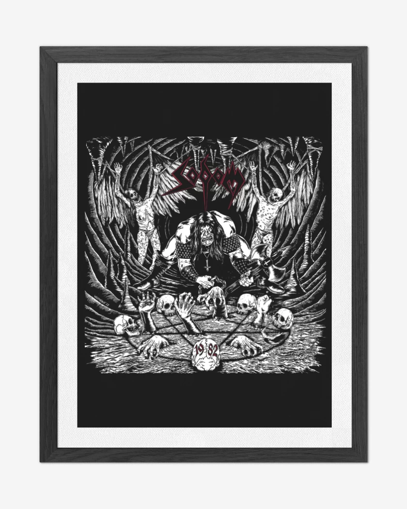 Cuadro decorativo Negro de Sodom 1982 v2