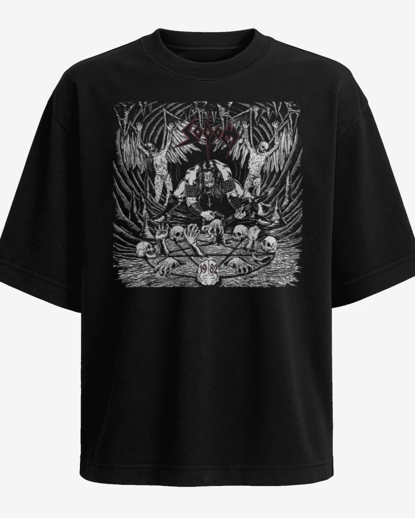 Polera Oversize Sodom 1982 v2