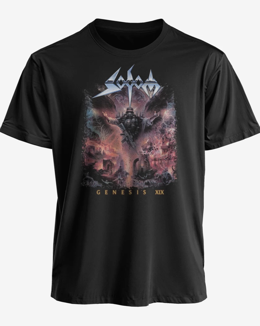 Polera premium Negro de Sodom Genesis XIX