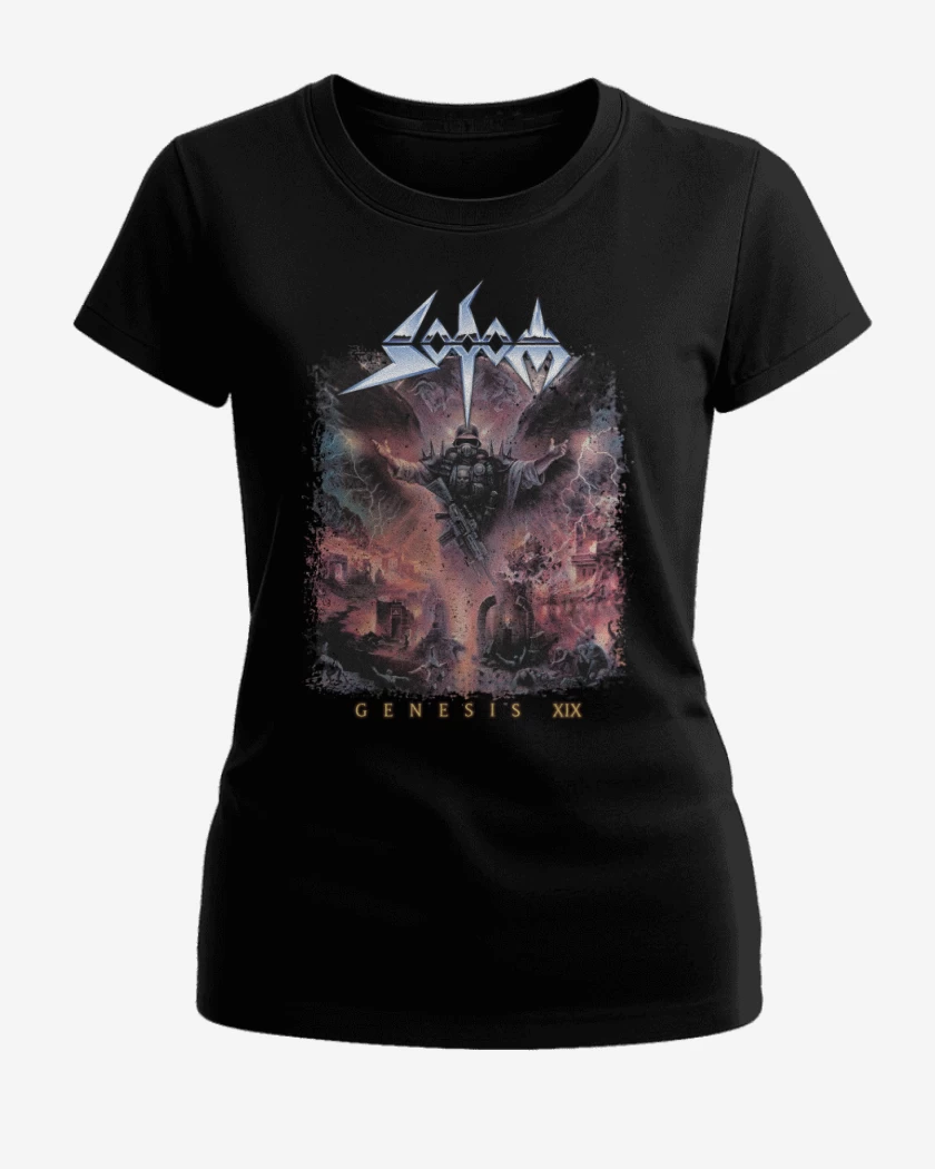 Polera de Mujer Negro de Sodom Genesis XIX