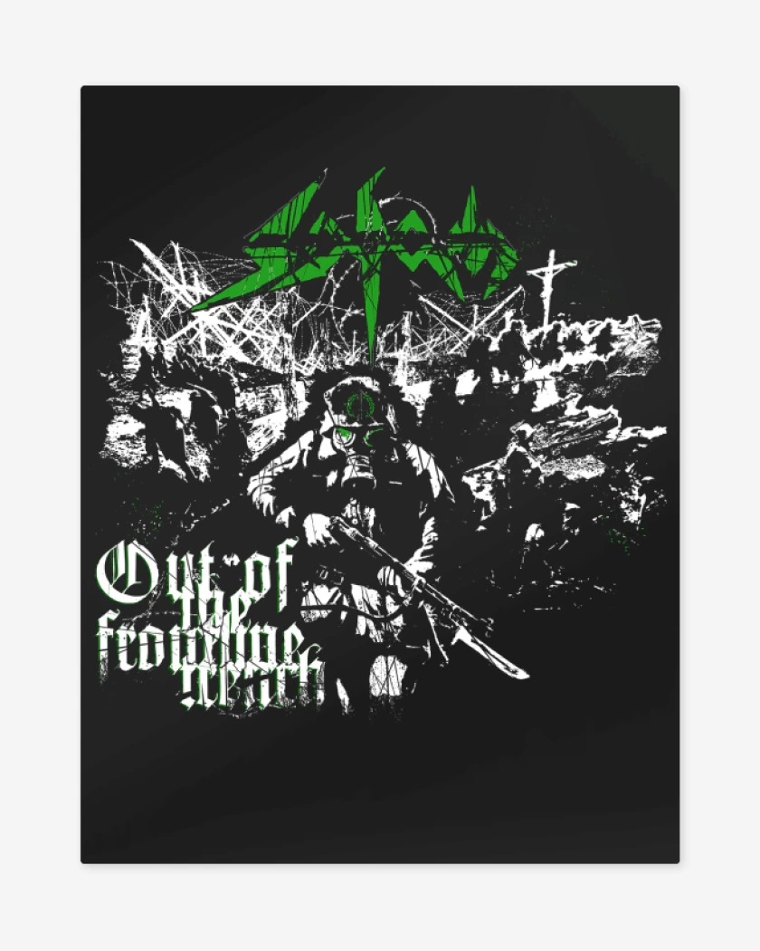 Print metalico Sodom Out of the Frontline Trench
