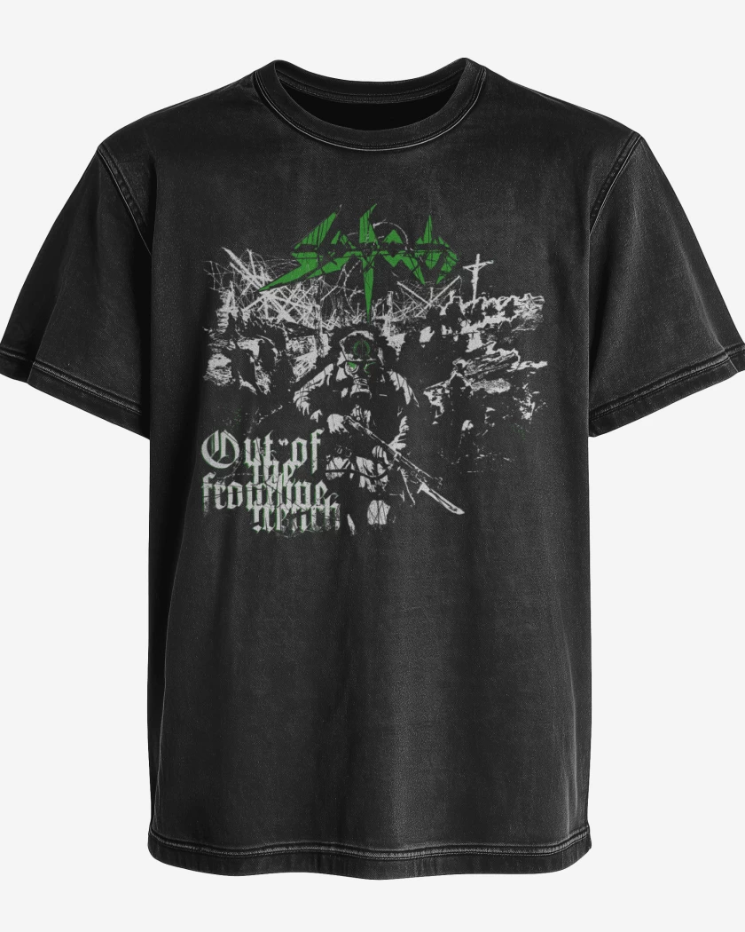 Polera desgastada Sodom Out of the Frontline Trench