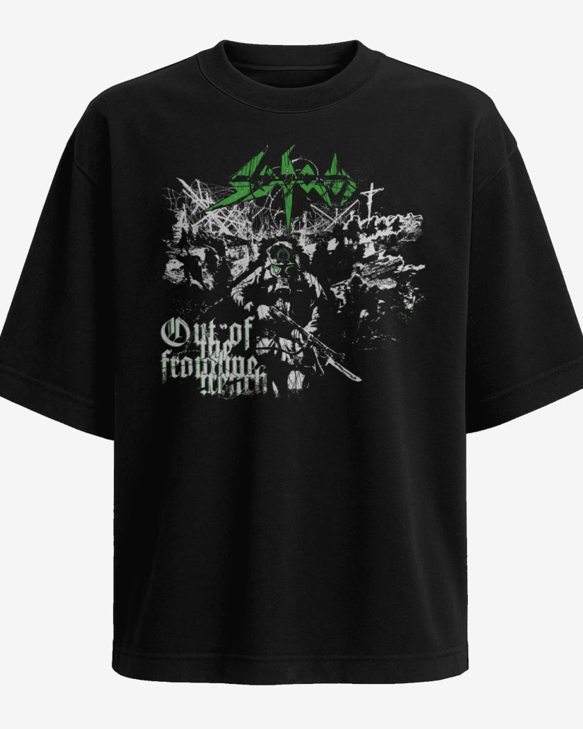 Polera Oversize Sodom Out of the Frontline Trench