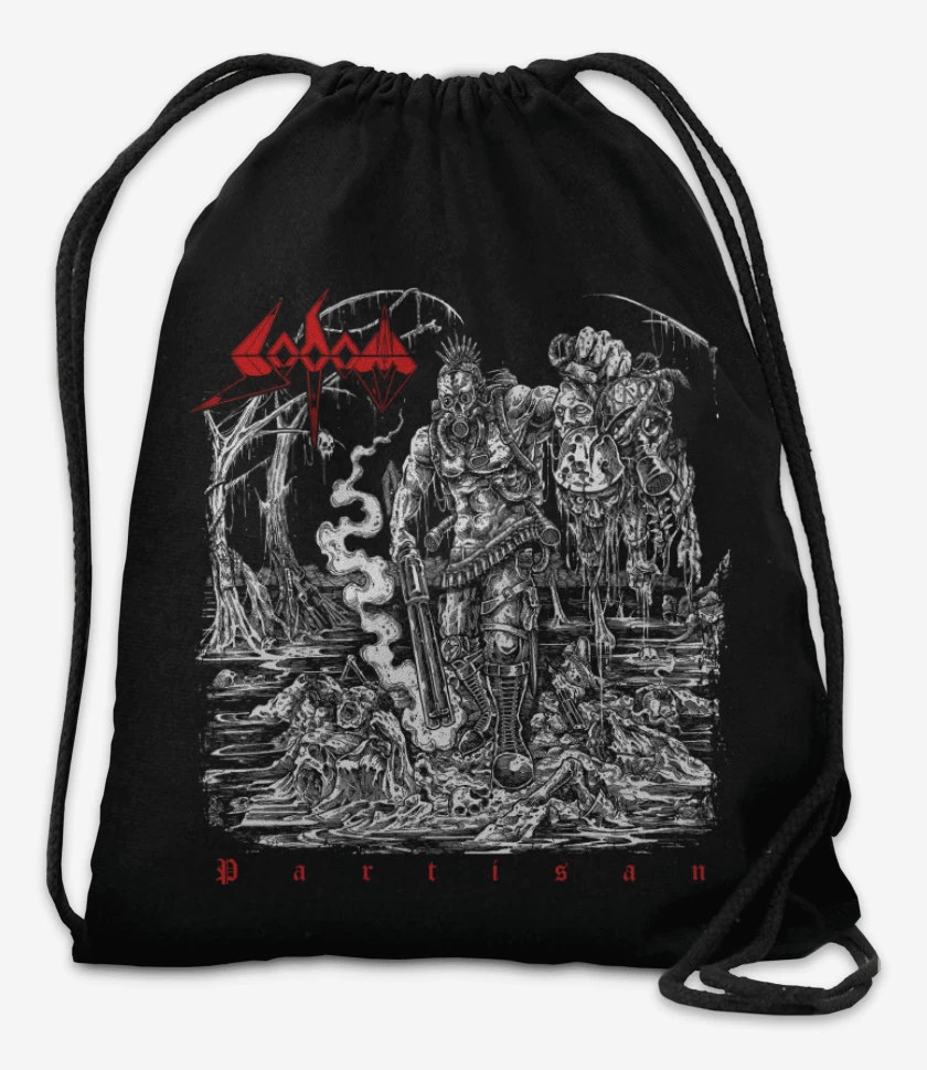 Mochila Negro de Sodom Partisan