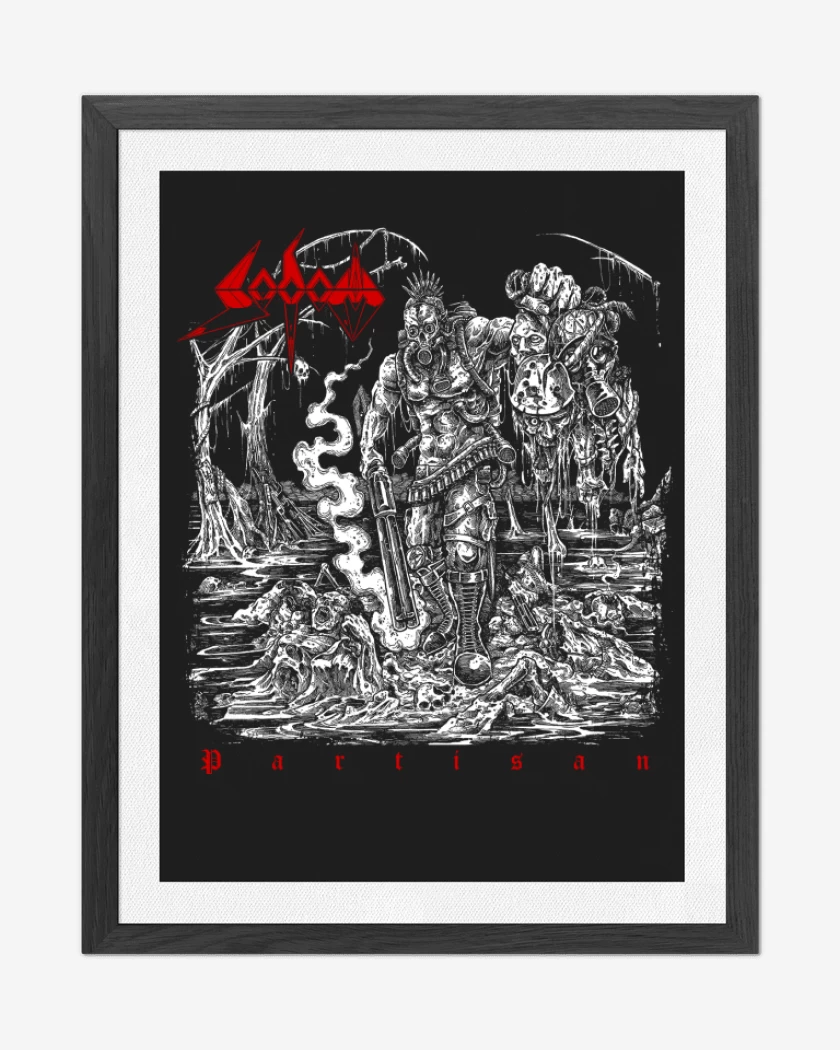 Cuadro decorativo Negro de Sodom Partisan