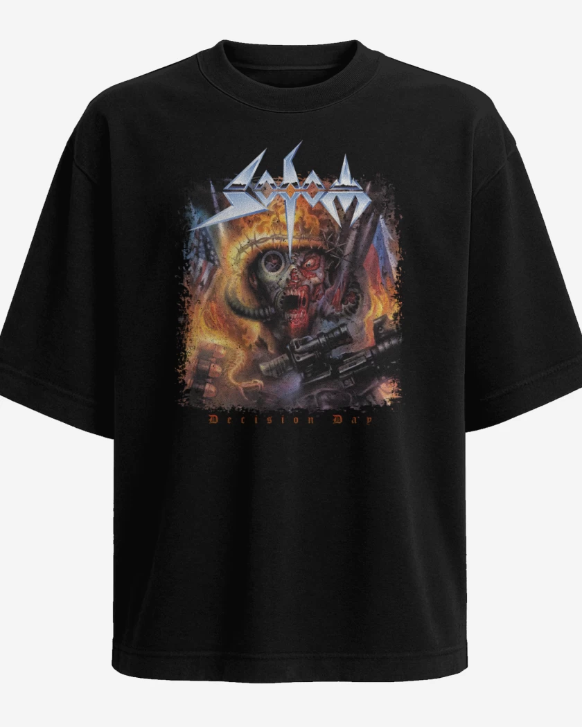 Polera Oversize Sodom Decision Day