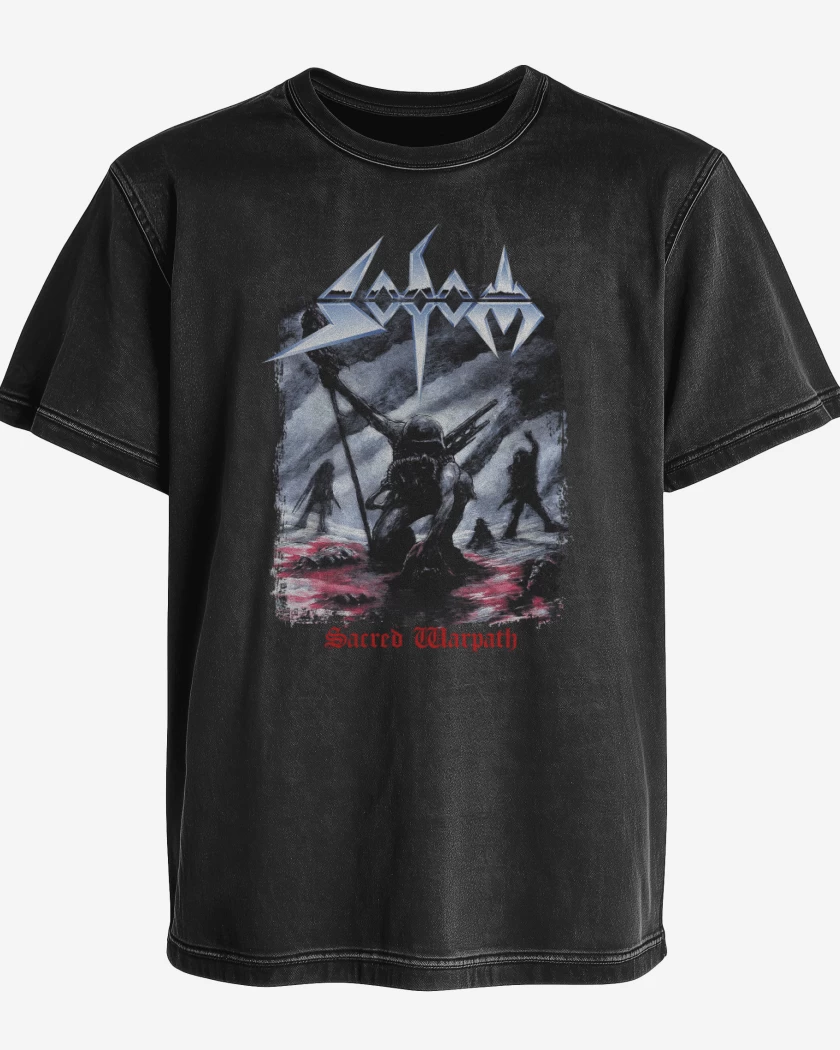 Polera desgastada Sodom Sacred Warpath