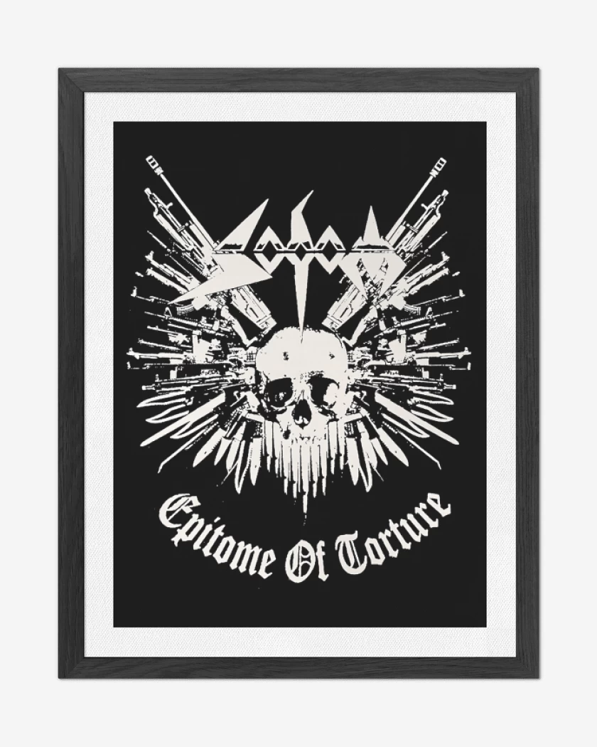 Cuadro decorativo Negro de Sodom Epitome