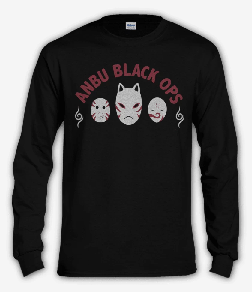 Polera manga larga Negro de Ambu black ops