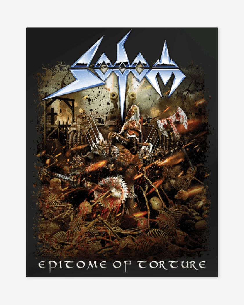 Print metalico Sodom Epitome of Torture