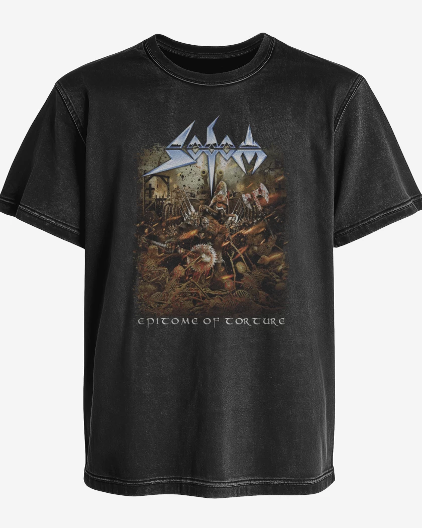 Polera desgastada Sodom Epitome of Torture