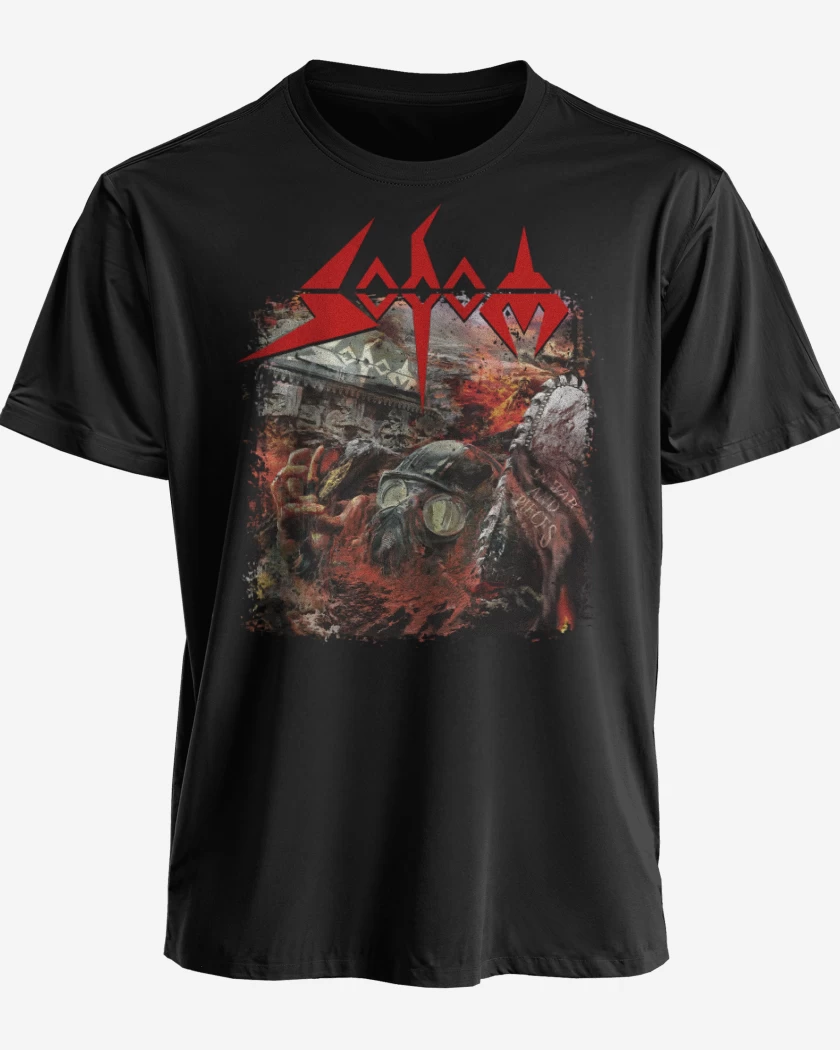 Polera premium Negro de Sodom In War and Pieces