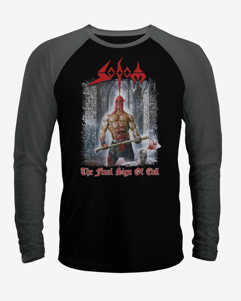 Polera Raglan Sodom The Final Sign of Evil