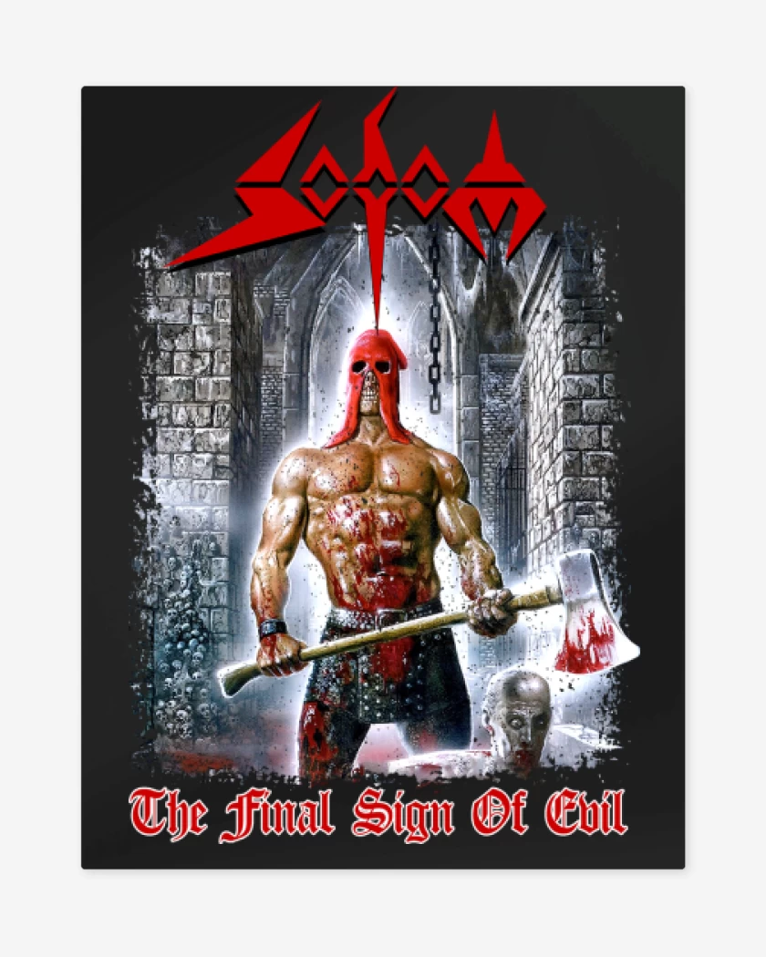 Print metalico Sodom The Final Sign of Evil