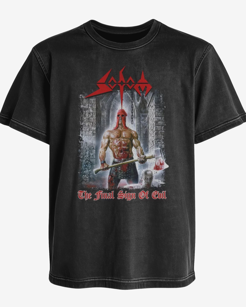 Polera desgastada Sodom The Final Sign of Evil