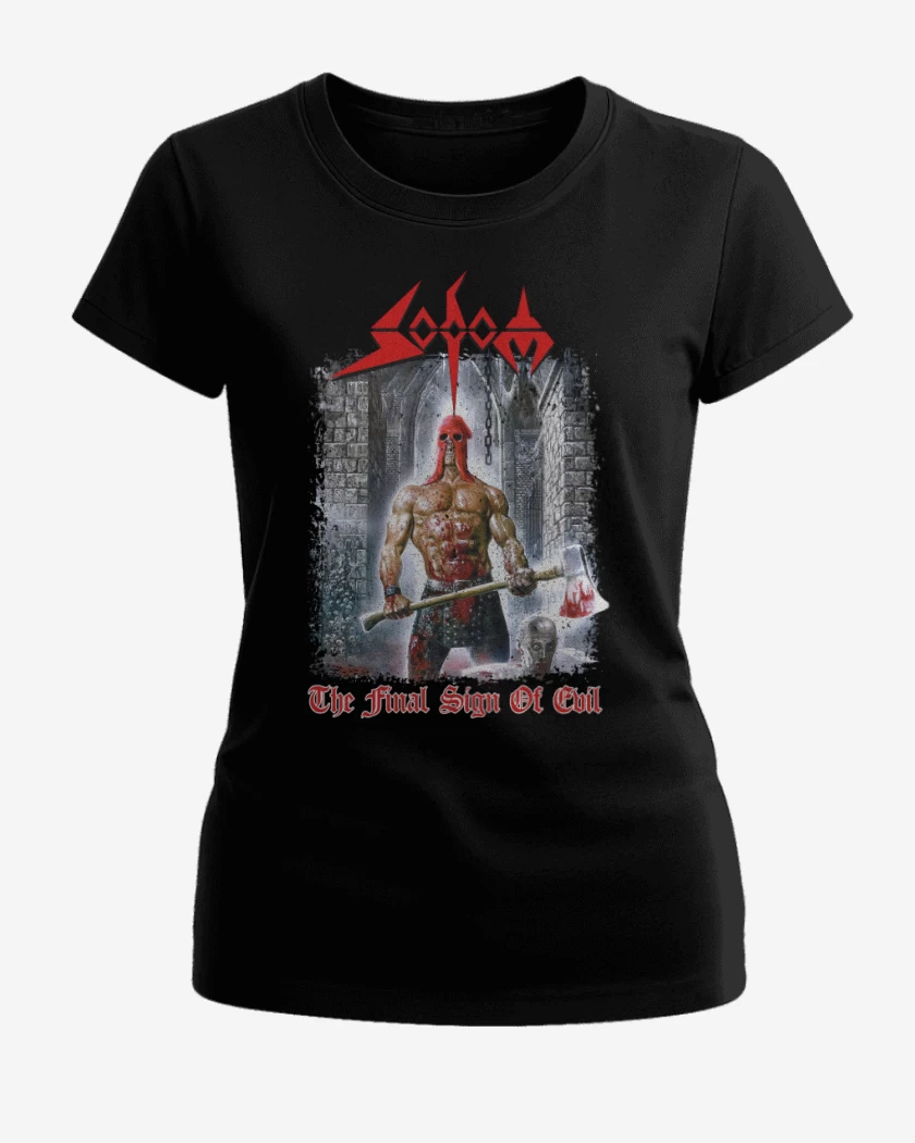 Polera de Mujer Sodom The Final Sign of Evil
