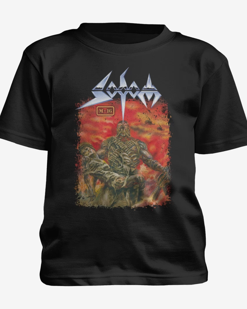 Polera de niño Negro de Sodom M16