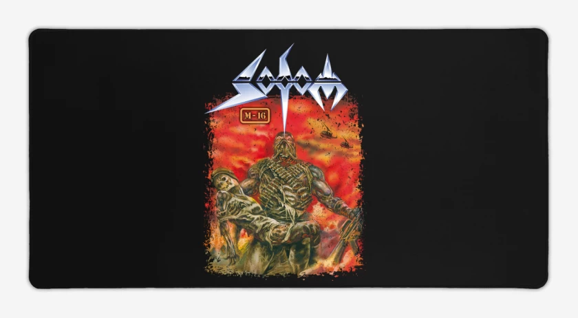 Mouse pad Gamer Negro de Sodom M16