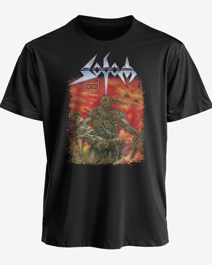 Polera premium Negro de Sodom M16