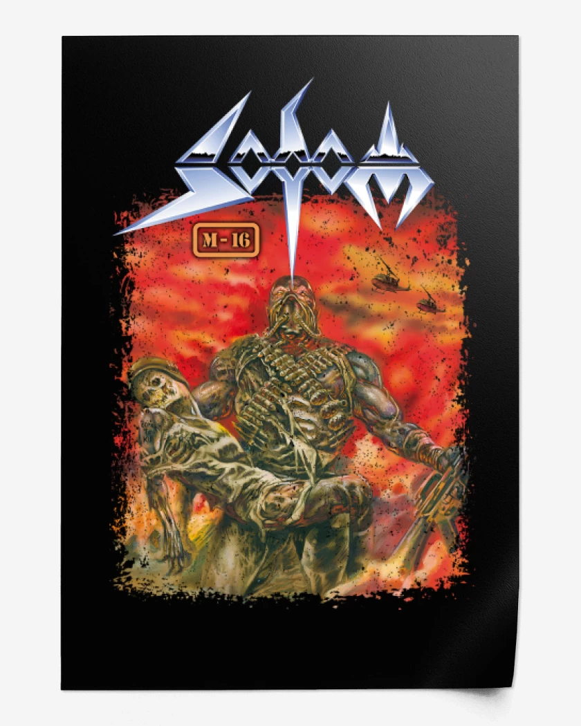 Print Negro de Sodom M16