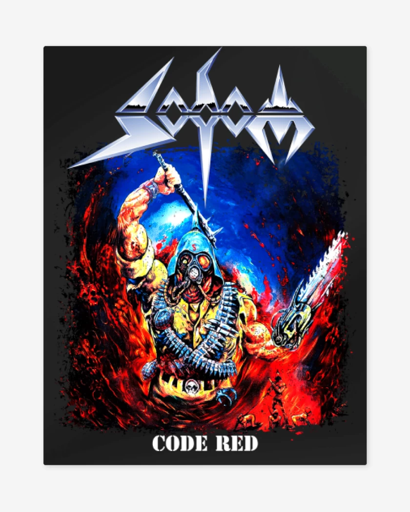 Print metalico Sodom Code Red