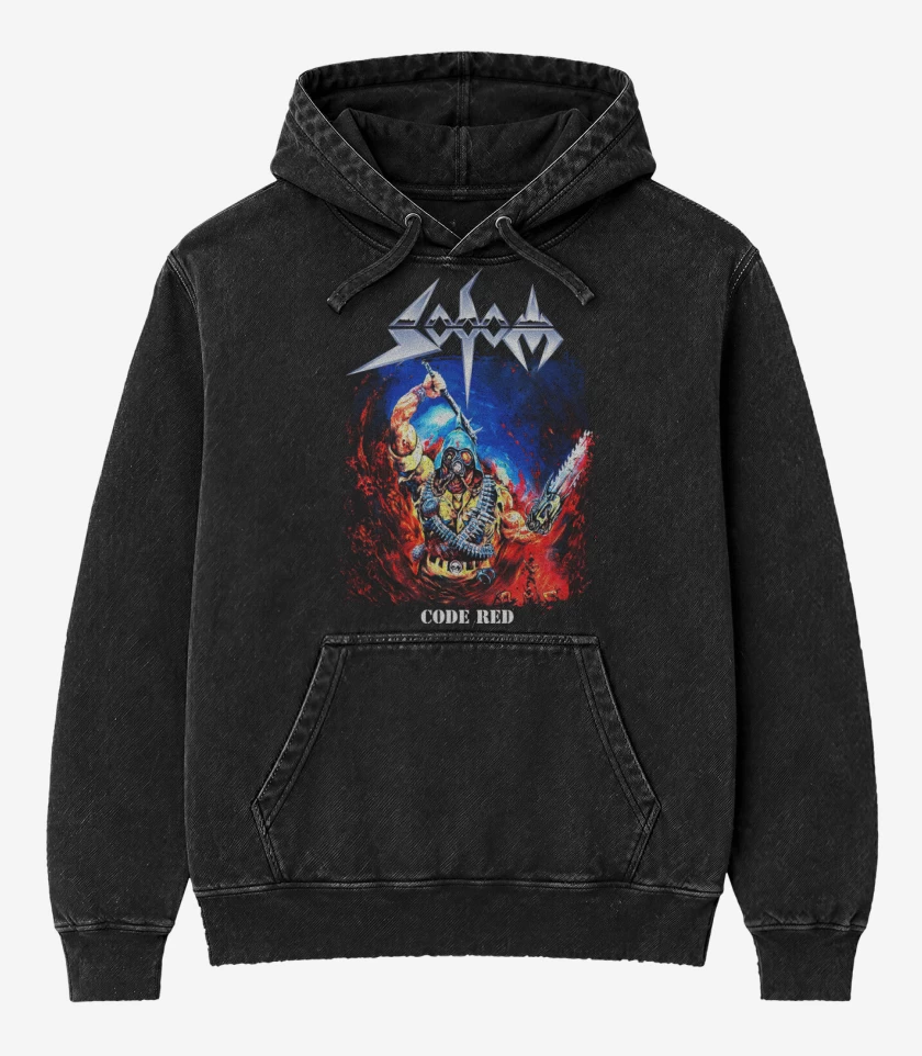 Poleron Canguro Acid Wash Sodom Code Red