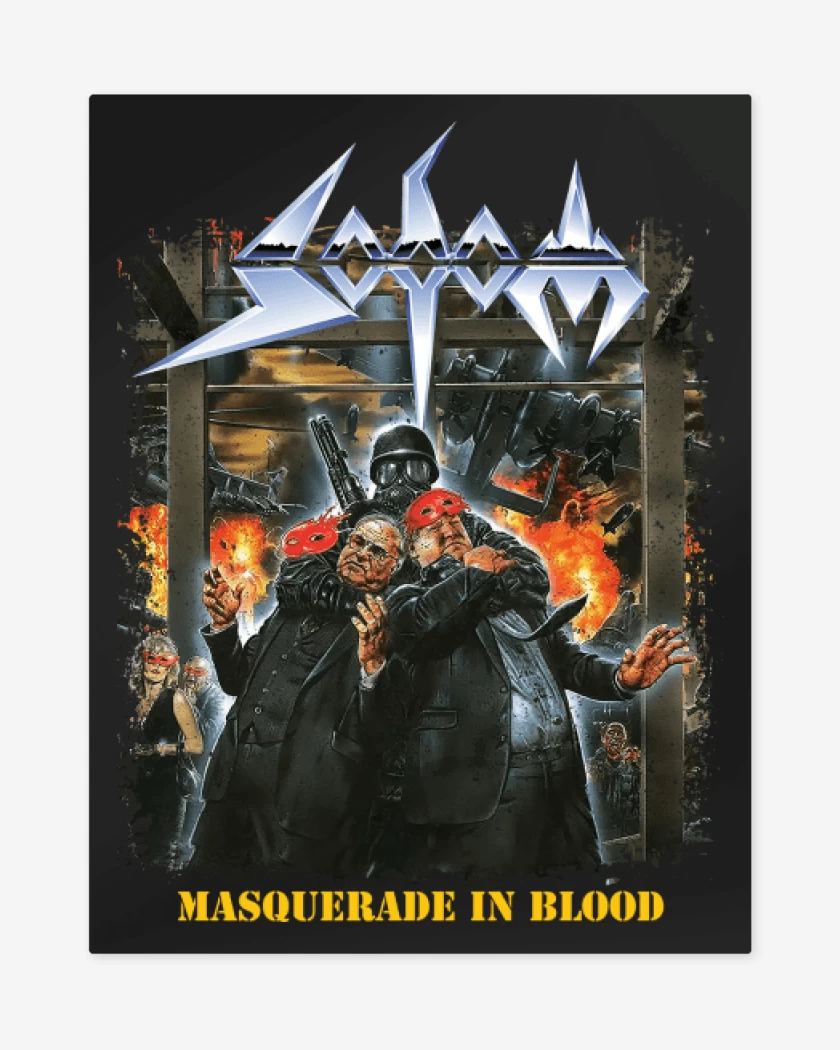 Print metalico Sodom Masquerade in Blood