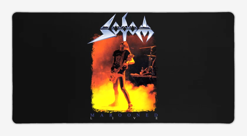 Mouse pad Gamer Negro de Sodom Marooned Live