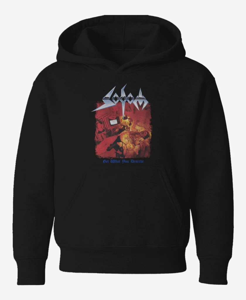 Poleron de niño Negro de Sodom Get What You Deserve