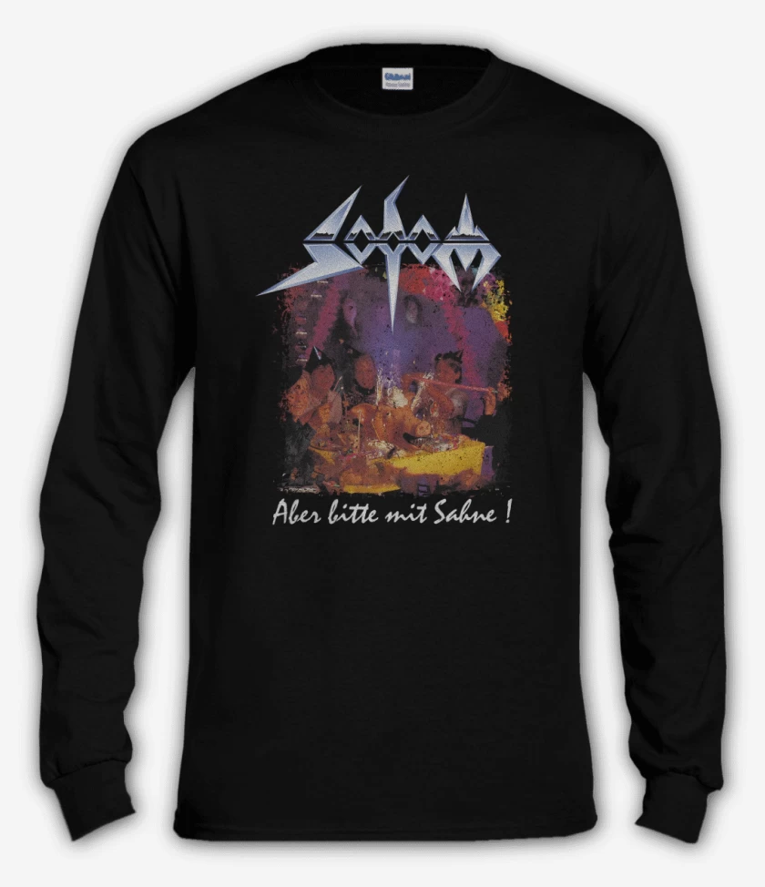Polera manga larga Negro de Sodom Aber Bitte Mit Sahne