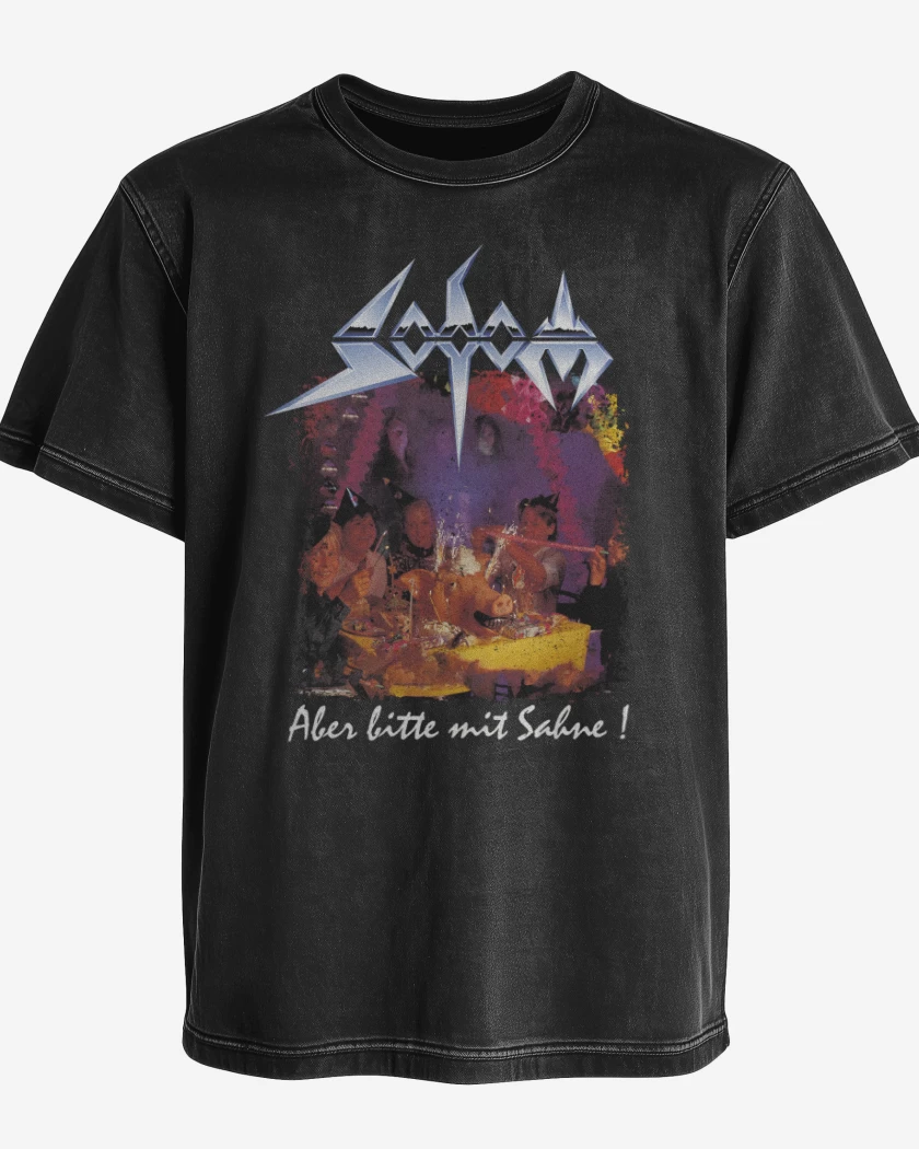 Polera desgastada Sodom Aber Bitte Mit Sahne