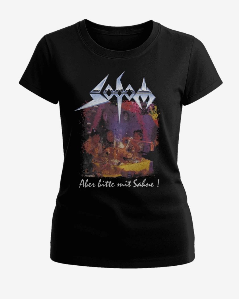 Polera de Mujer Negro de Sodom Aber Bitte Mit Sahne