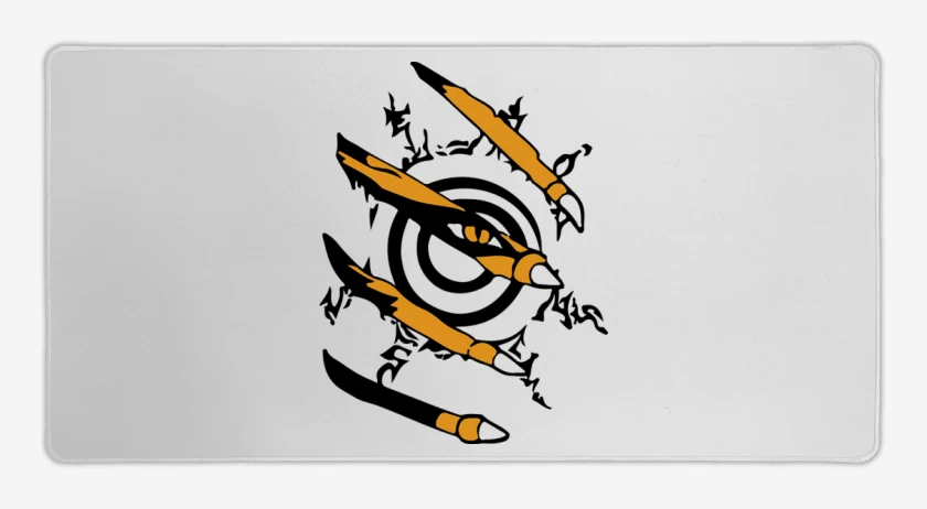Mouse pad Gamer Blanco de Naruto 2