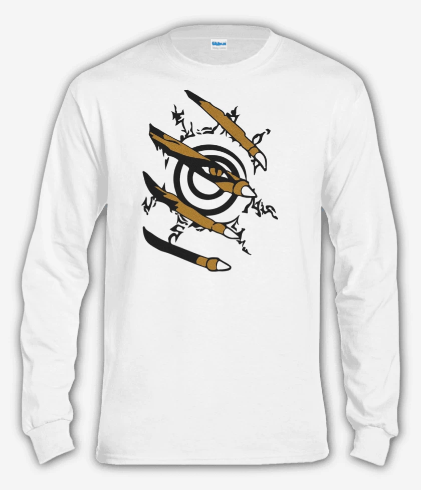 Polera manga larga Blanco de Naruto 2