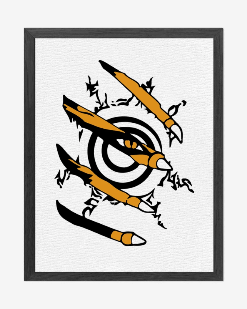 Cuadro decorativo Blanco de Naruto 2
