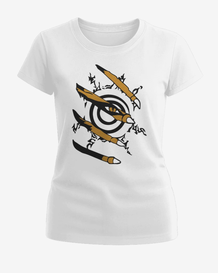 Polera de Mujer Blanco de Naruto 2