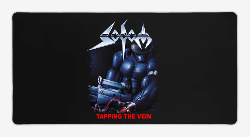 Mouse pad Gamer Negro de Sodom Tapping The Vein