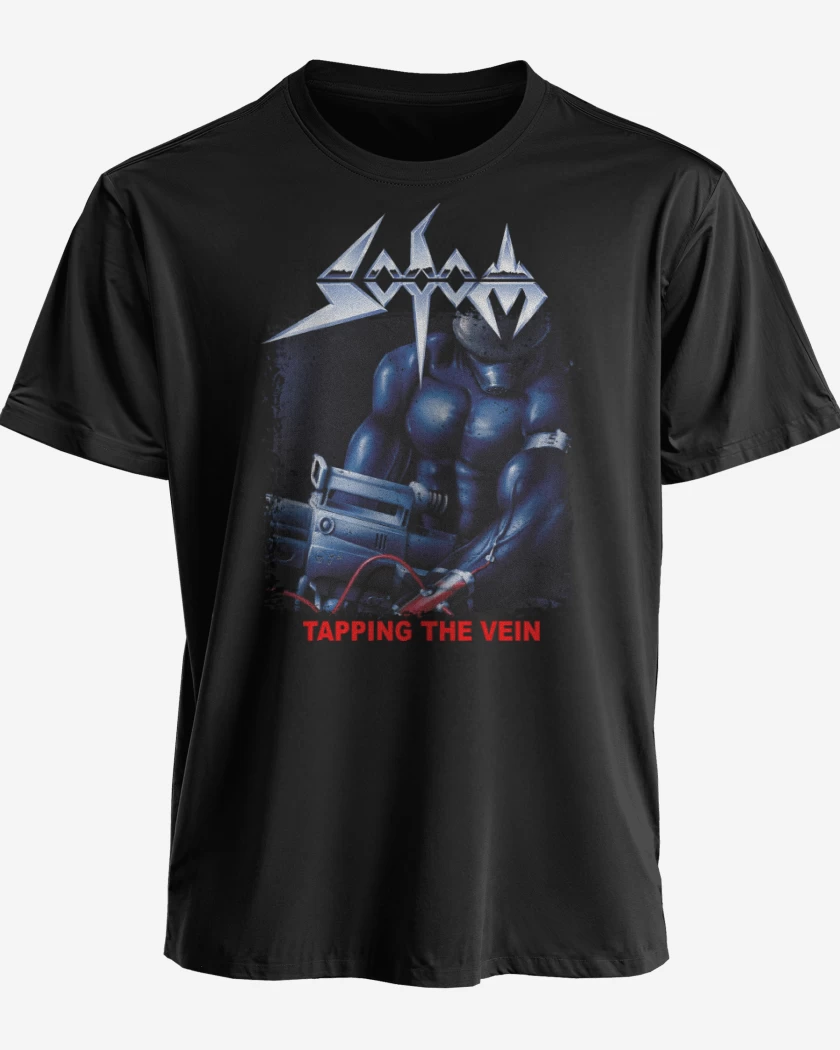 Polera premium Negro de Sodom Tapping The Vein