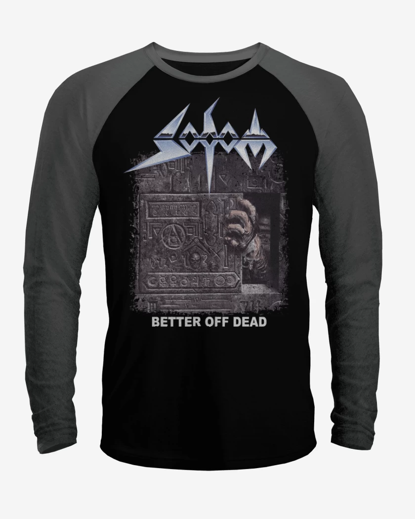 Polera Raglan Sodom Better Off Dead