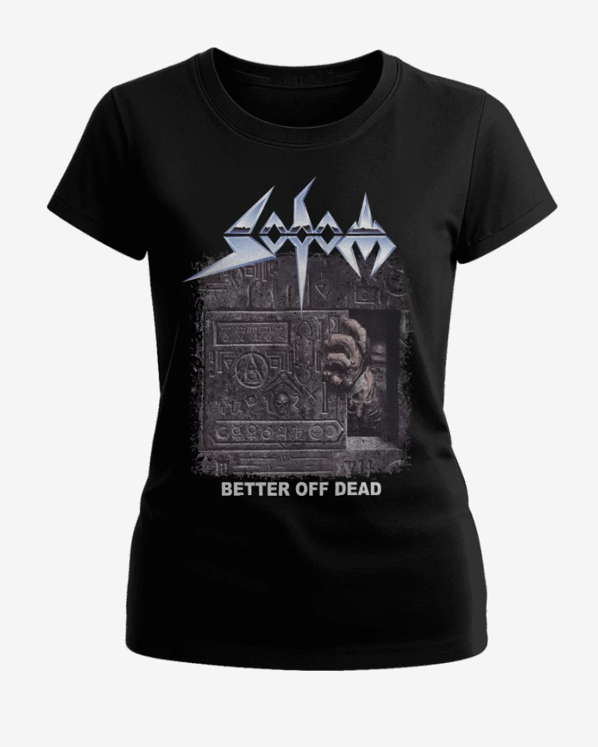 Polera de Mujer Negro de Sodom Better Off Dead