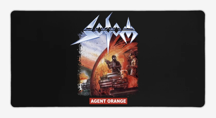 Mouse pad Gamer Negro de Sodom Agent Orange